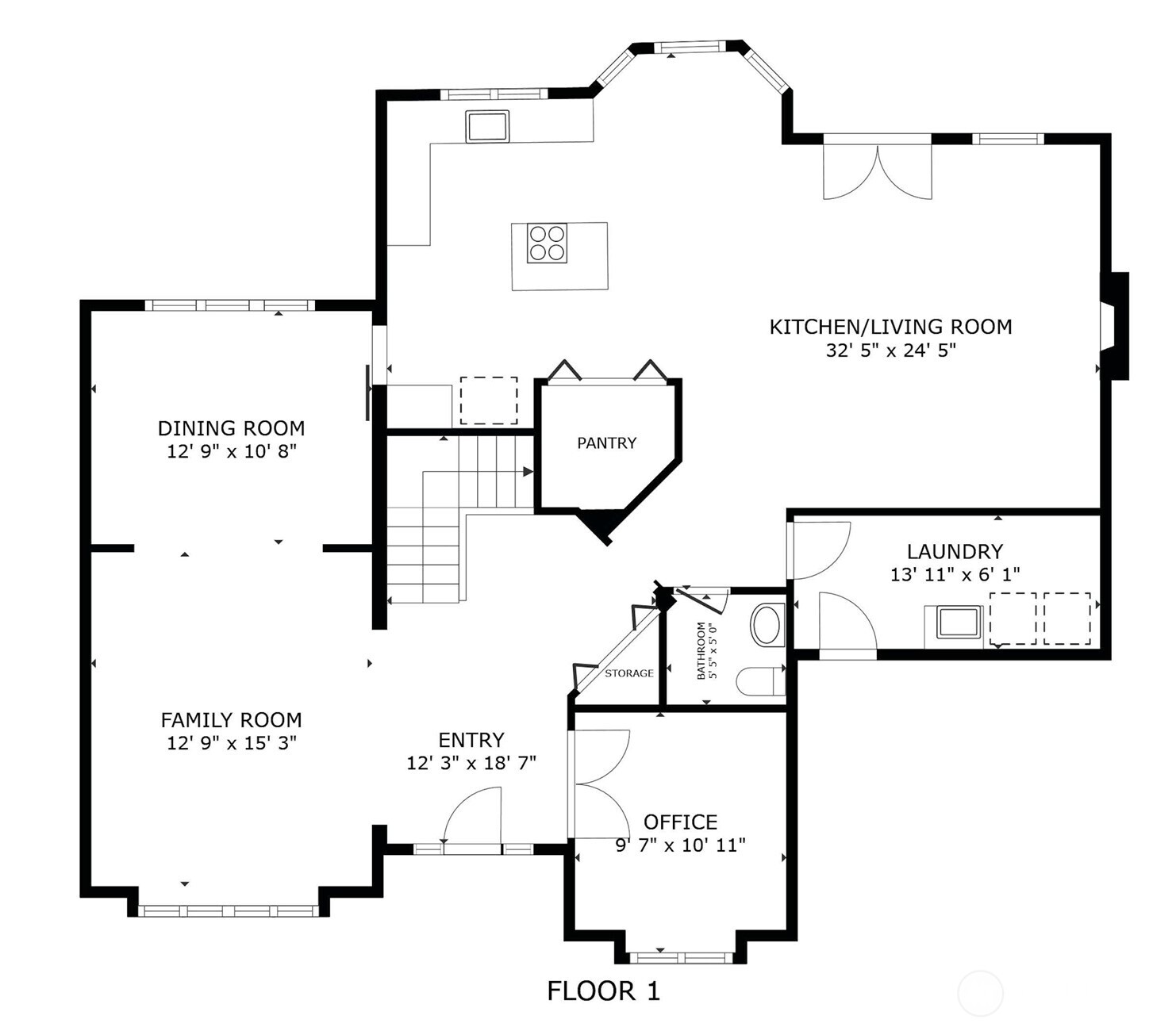 Circular Floor Plan on the Main Level