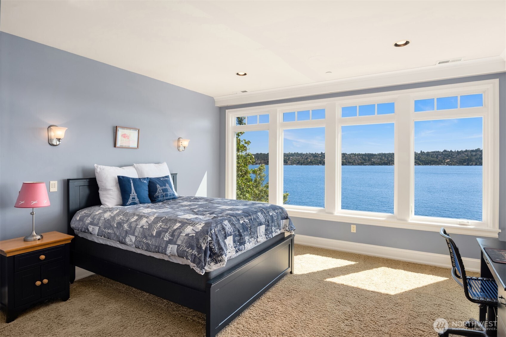 Each bedroom is ensuite with incredible views of the lake.