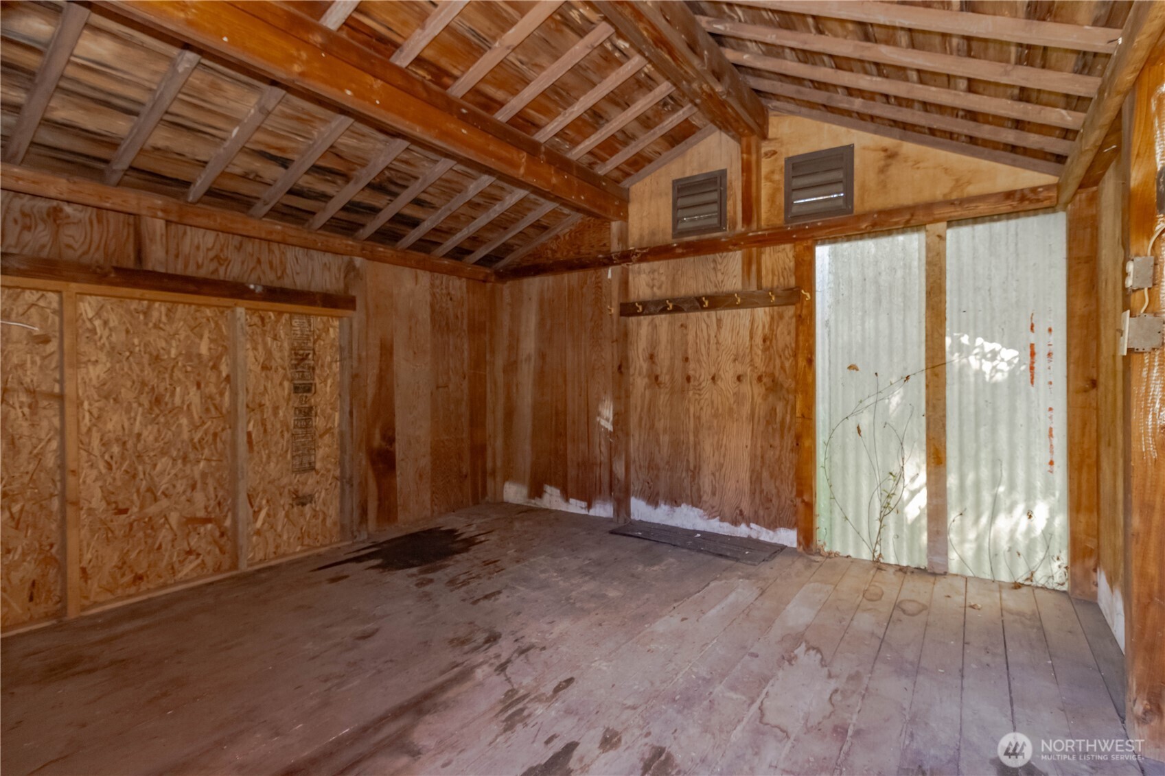 Inside the outbuilding, ready for whatever you choose