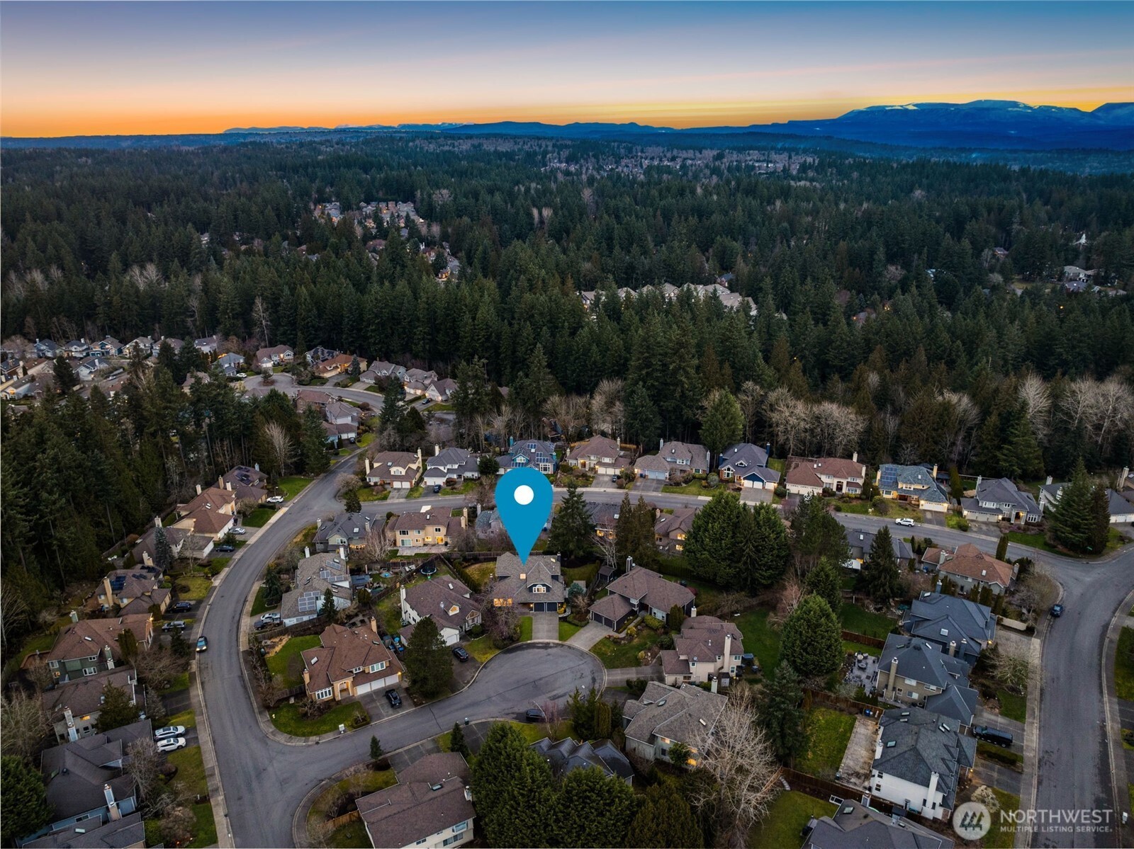 Located on a private cul-de-sac in one of the most coveted neighborhoods in Klahanie