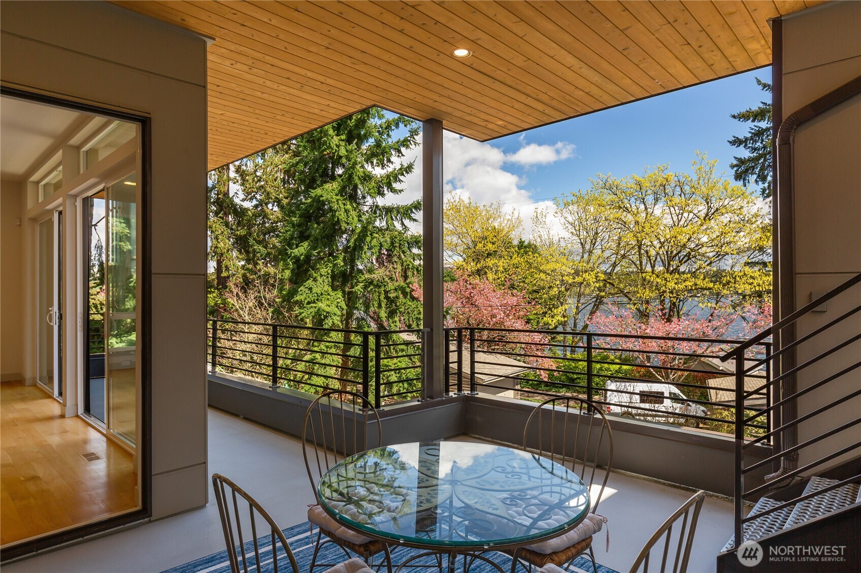 A perfect spot for evenings al fresco or watching the resident eagles.