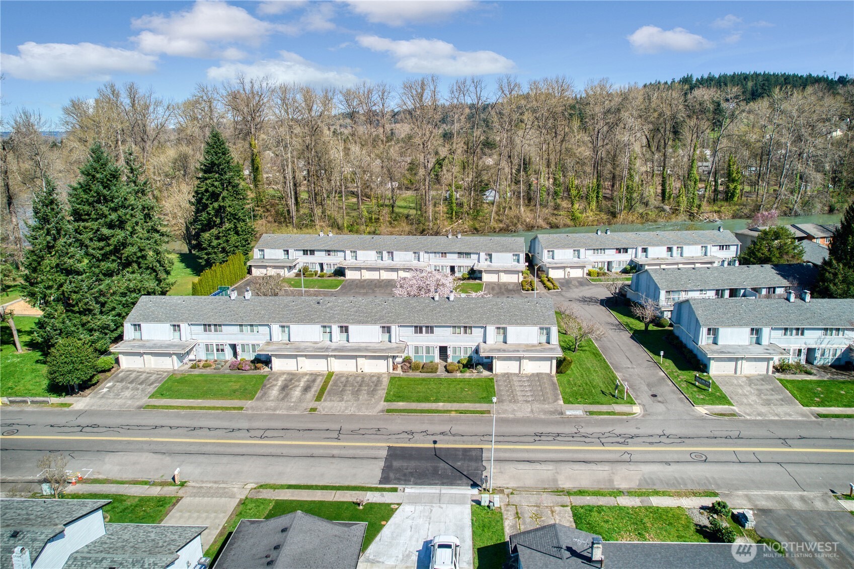 Aerial View / front entrance