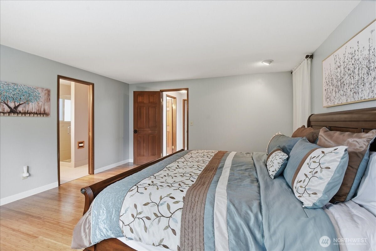 Spacious primary suite with a comfortable layout and easy access to the ensuite bath and closet.