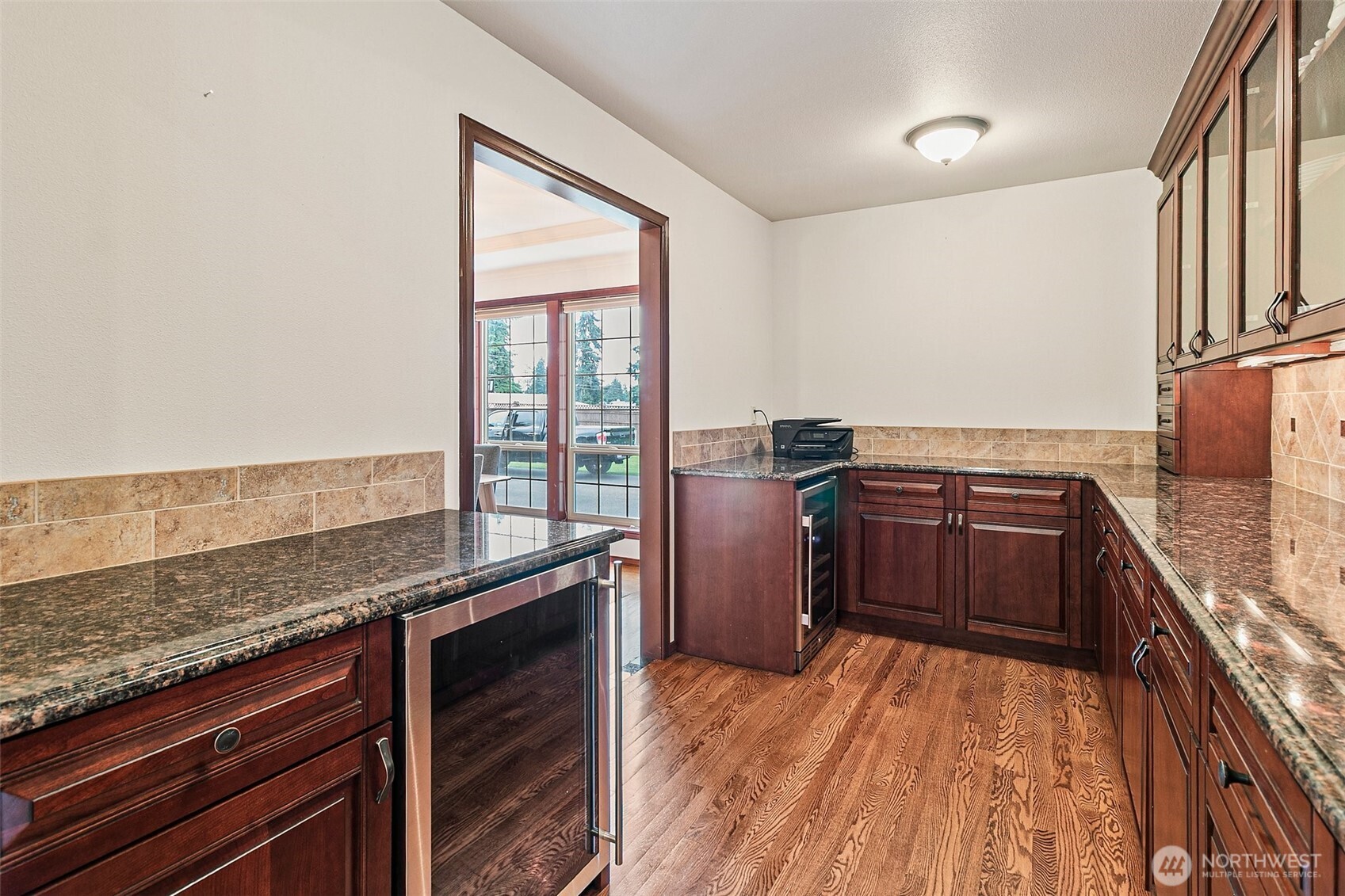 Butlers Pantry With 2 Beverage Centers