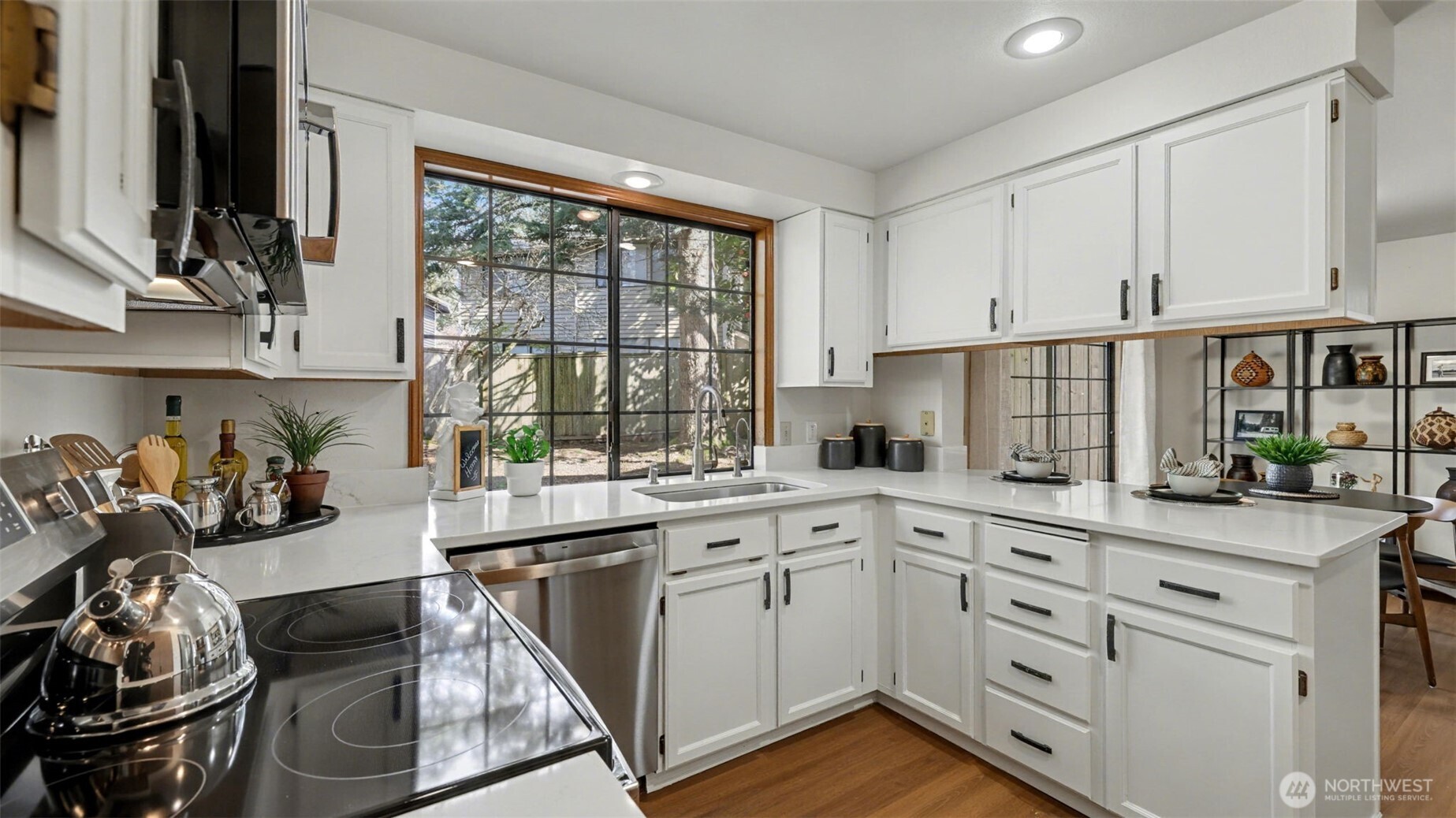 A different view within the kitchen.