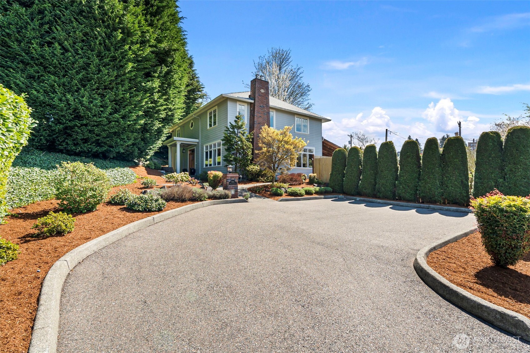 And even more parking in the front of the house.