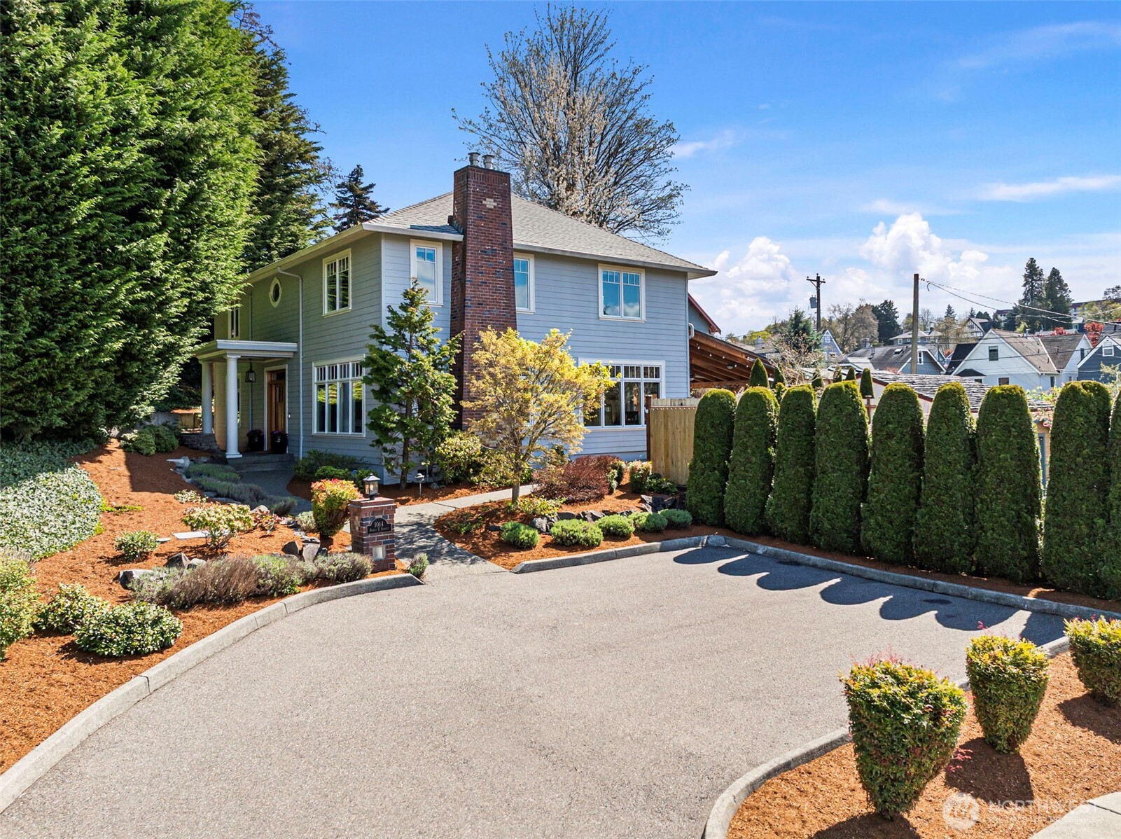 A very private tucked away setting.