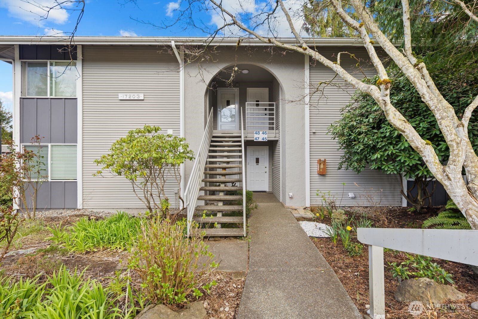 Top-floor unit in well-maintained community.