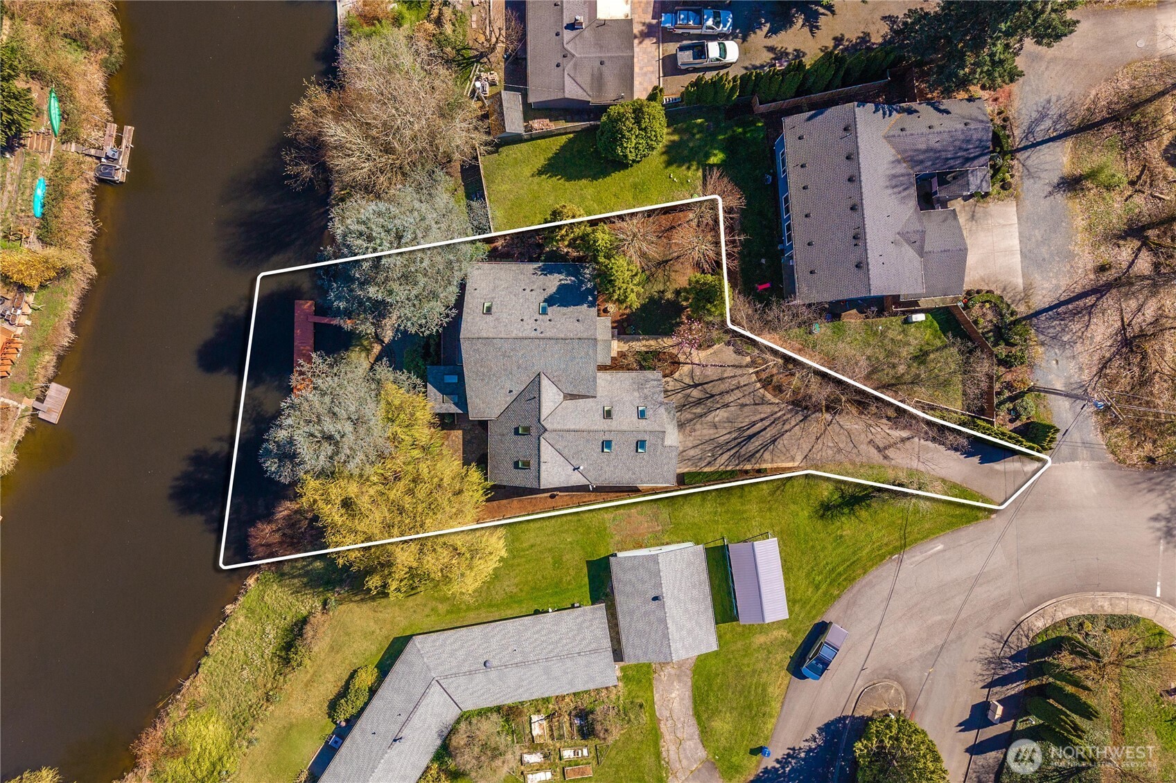 Property lines are approximate, buyer to verify.