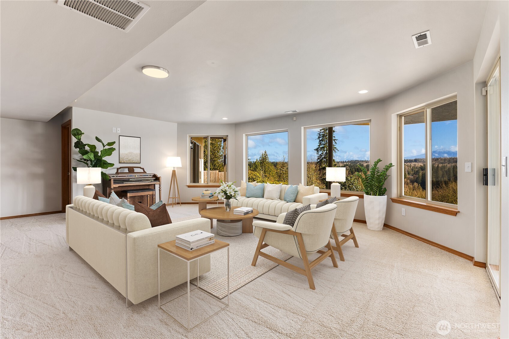 Downstairs Bonus Space-Virtually Staged