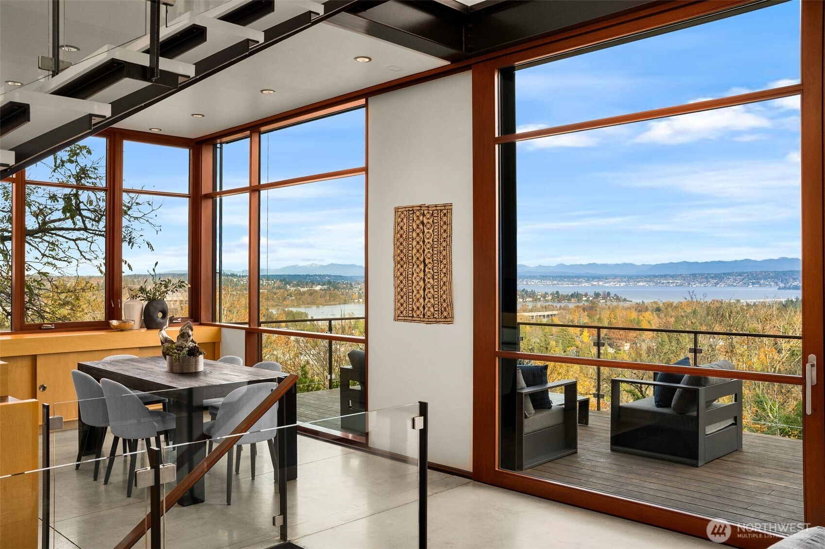 Outdoor spaces designed to complement the views, perfect for morning coffee or evening sunsets