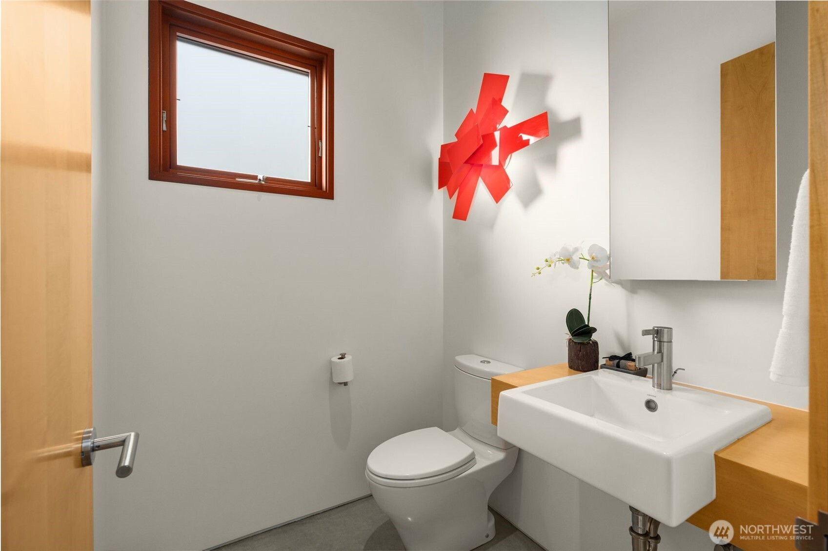 Half bathroom on main floor