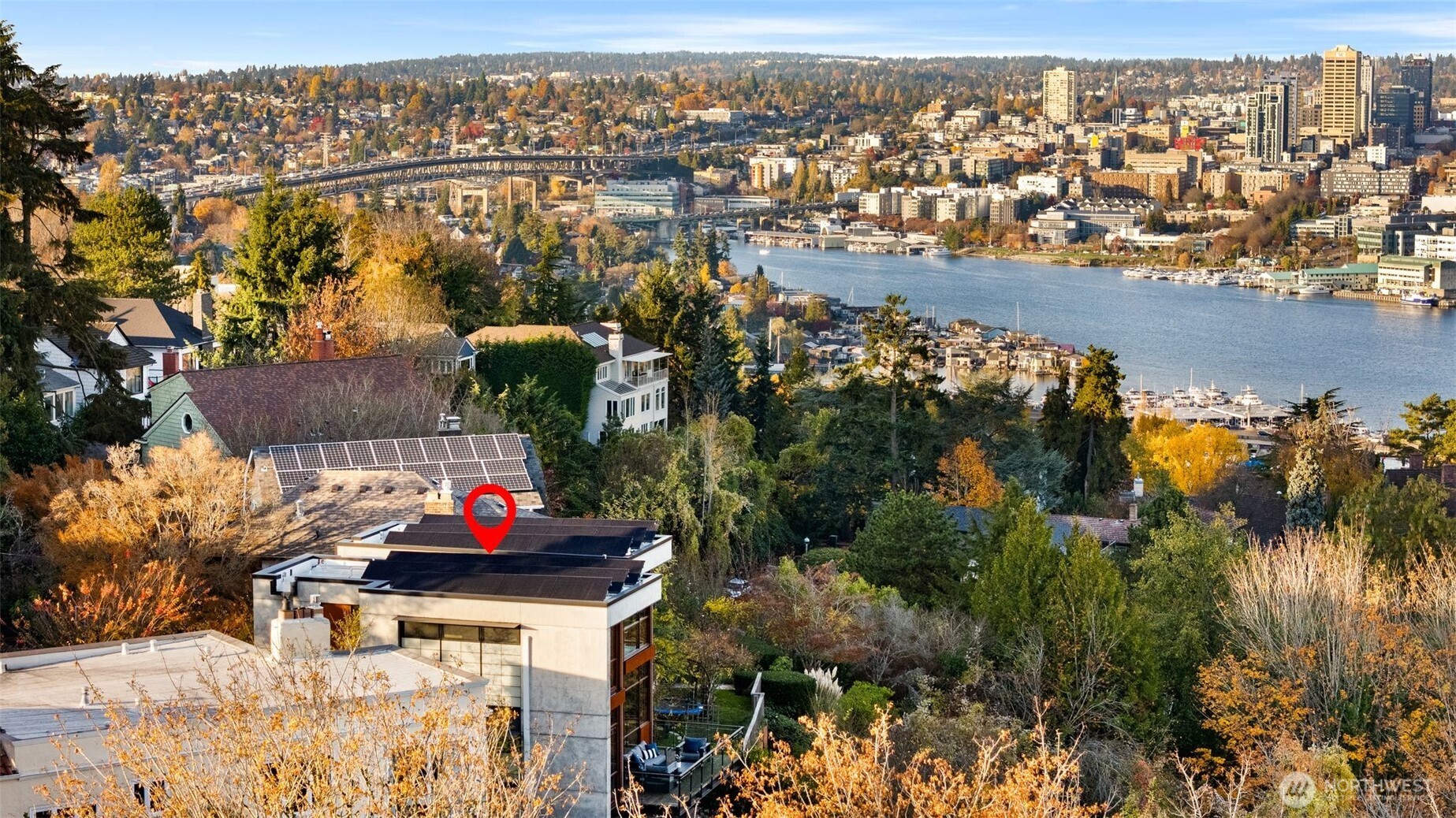Looking toward University of Washington