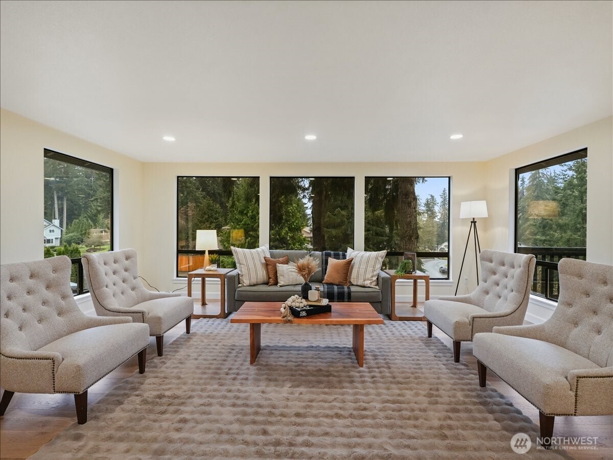 Fireplace and feature wall