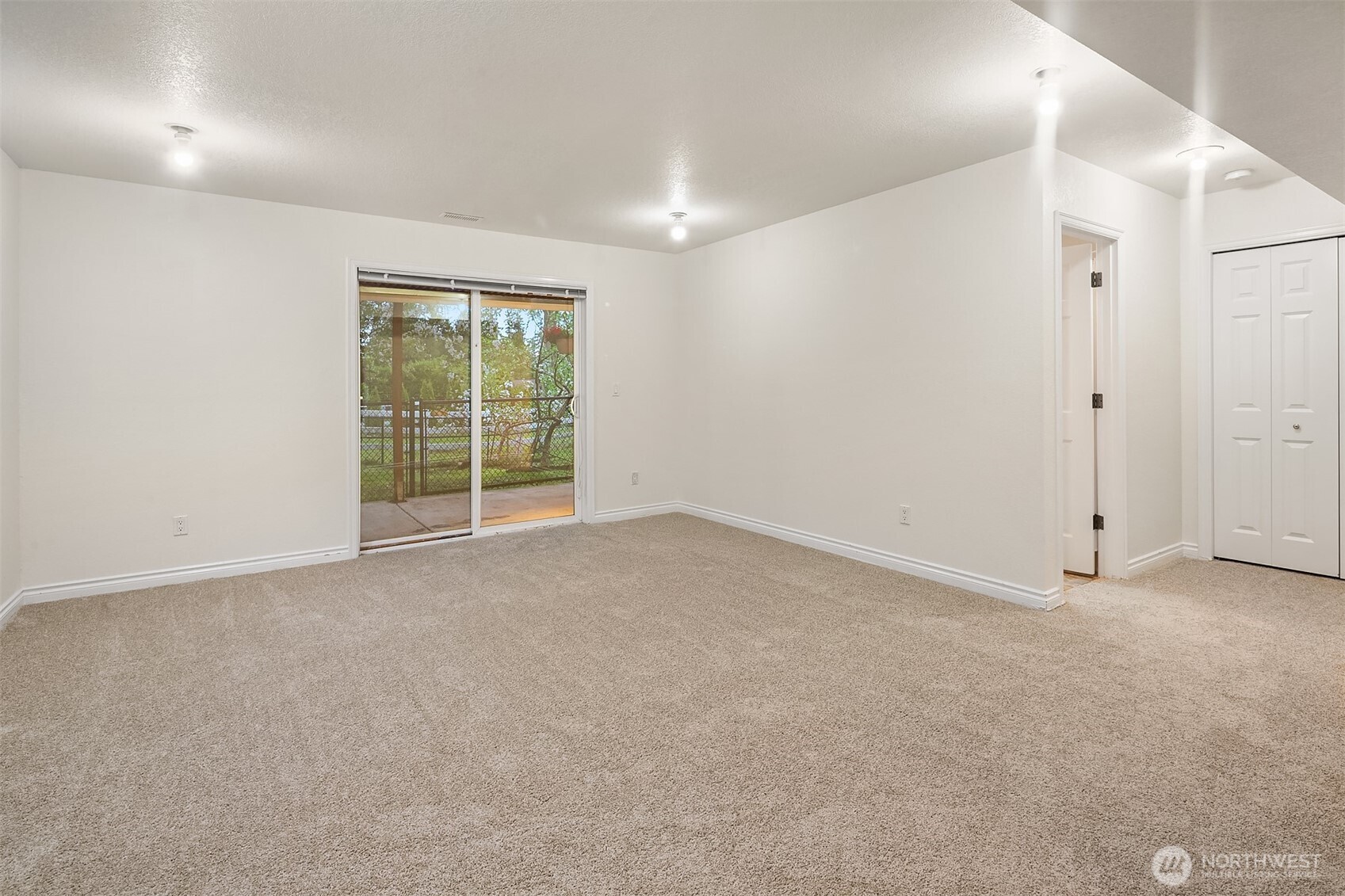 Lower level family room
