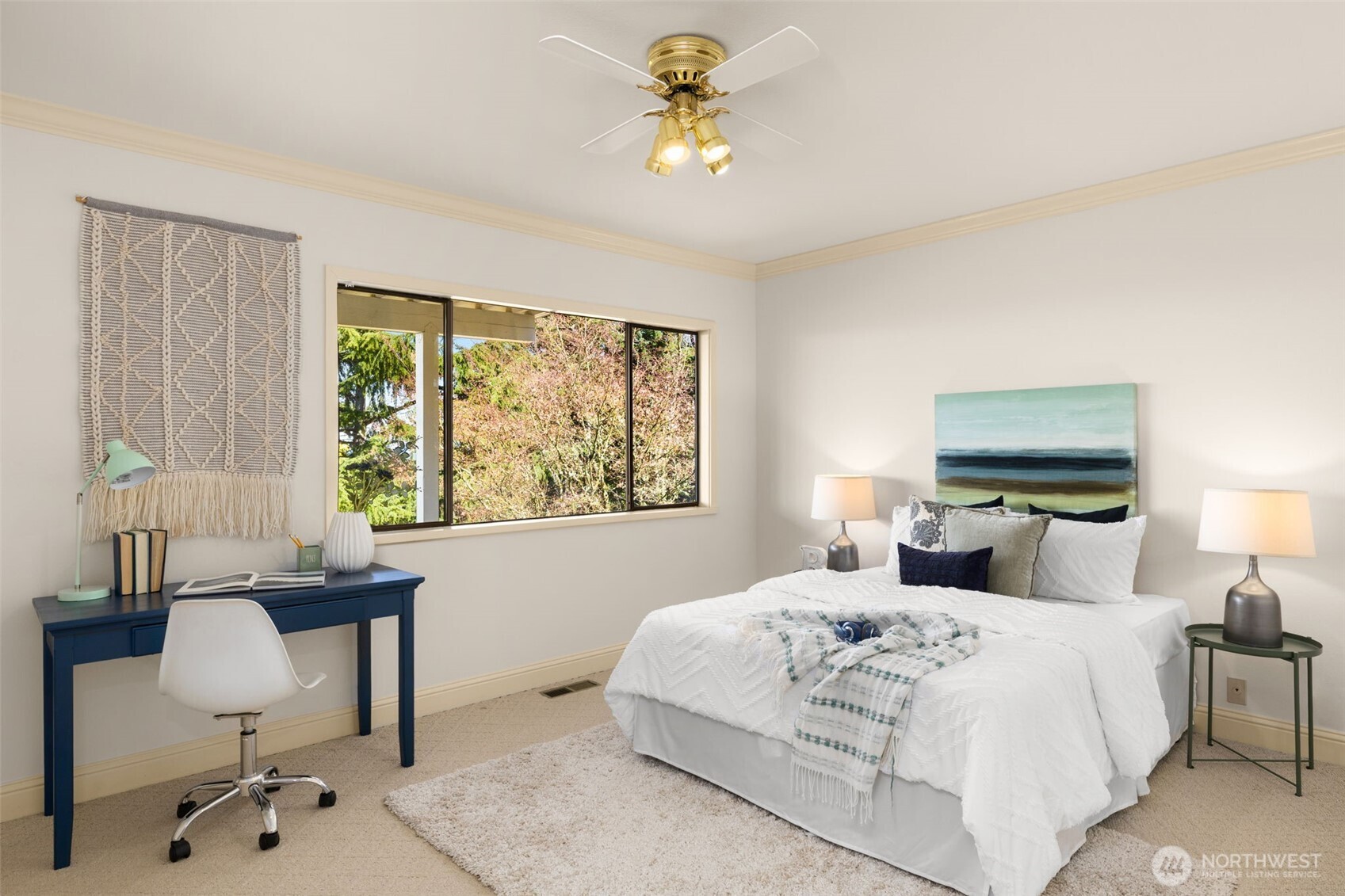 Another spacious and bright bedroom on lower level.