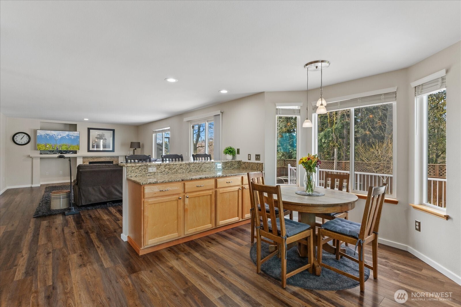 Dining area perfect for everyday meals or hosting guests
