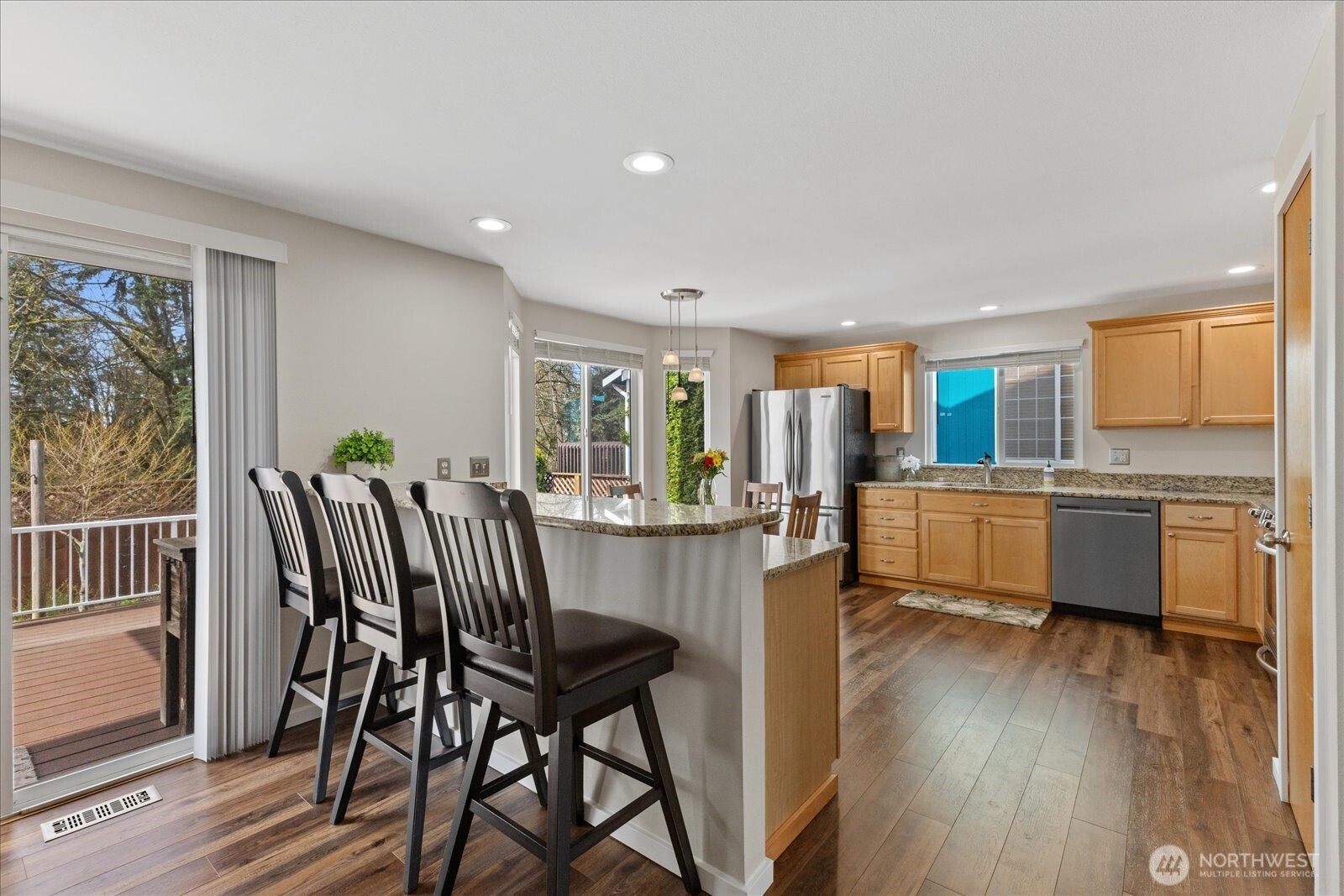 Bright and functional kitchen designed for easy entertaining