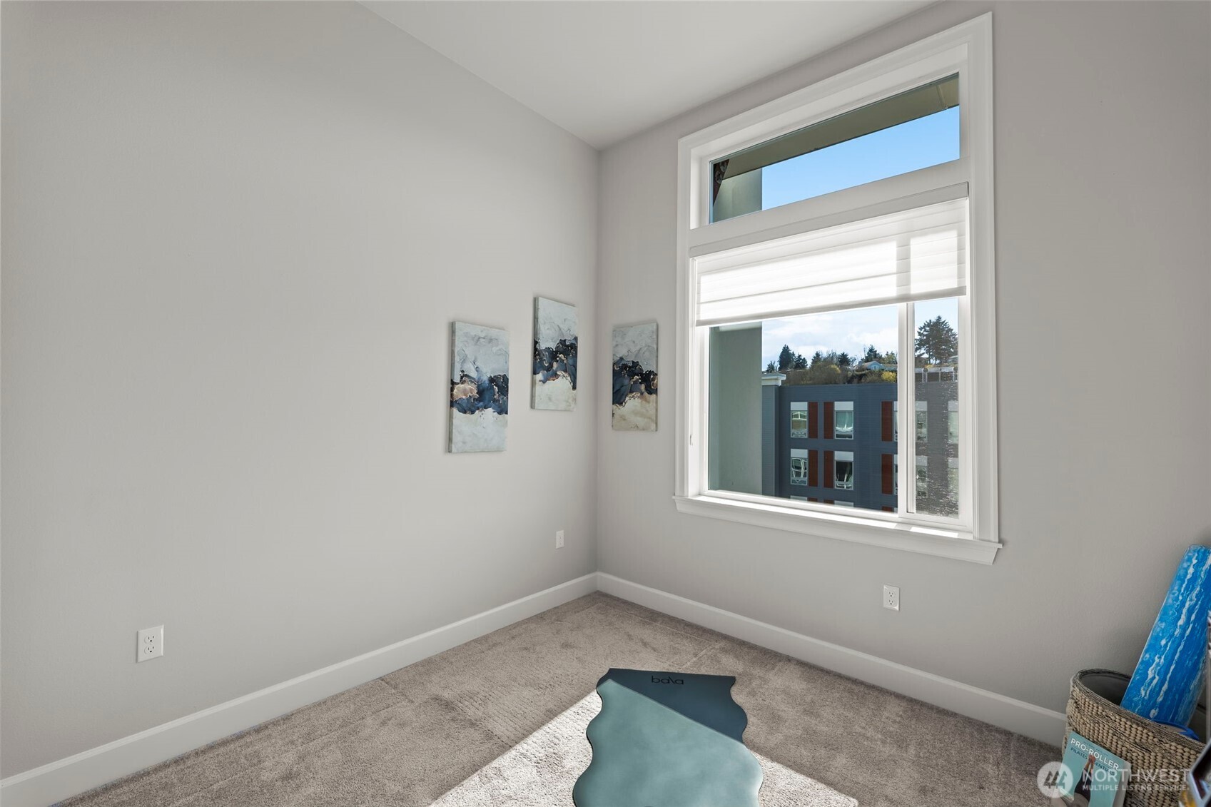 Exercise room, office, guest suite, this light and bright bedroom offers endless possibilies