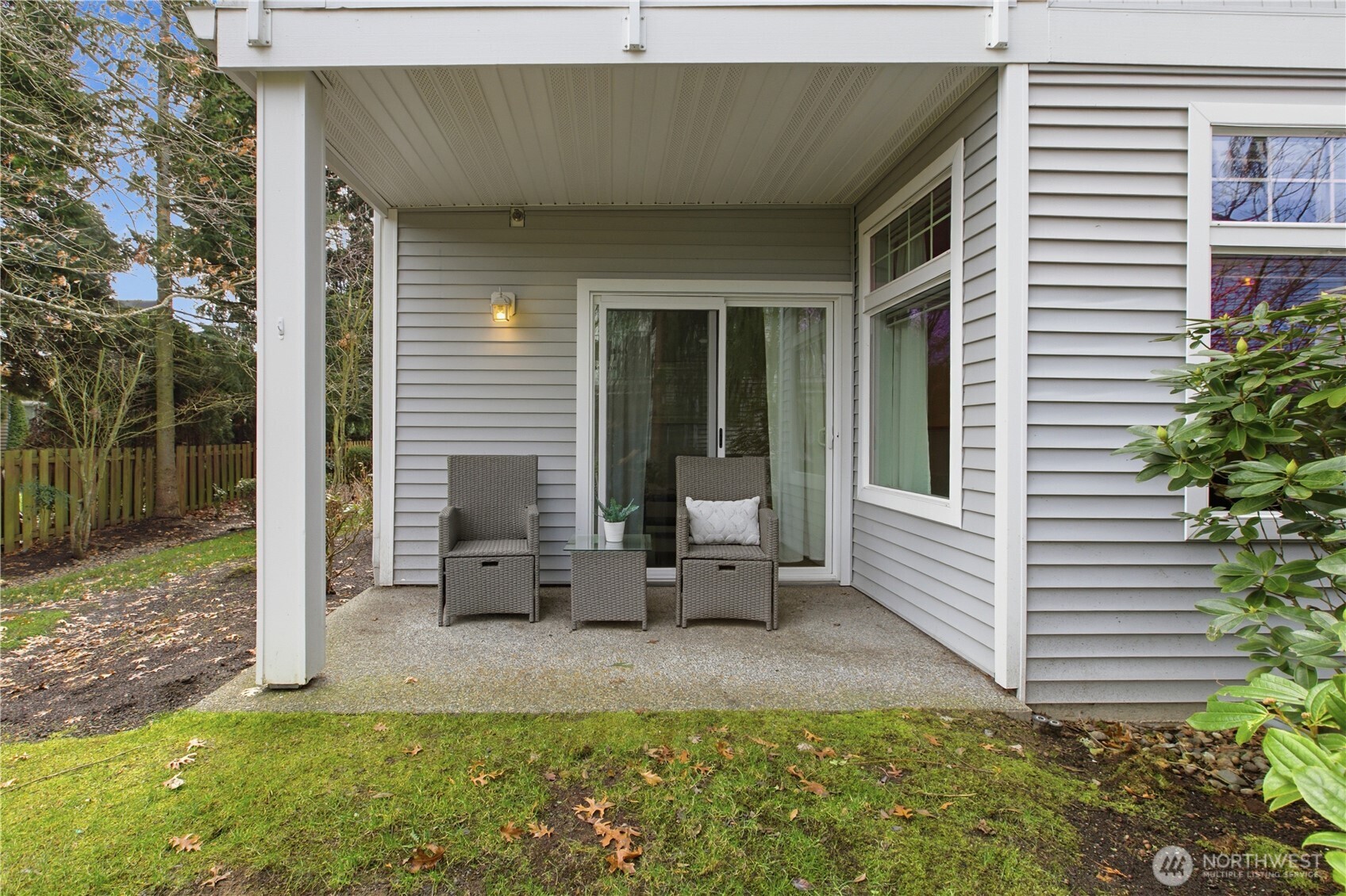 This unit is nestled near the back of the complex offering additional privacy,