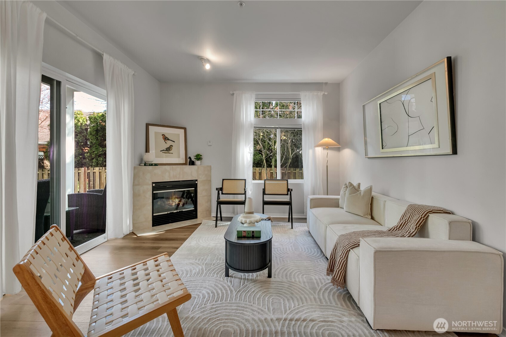 Open concept living.