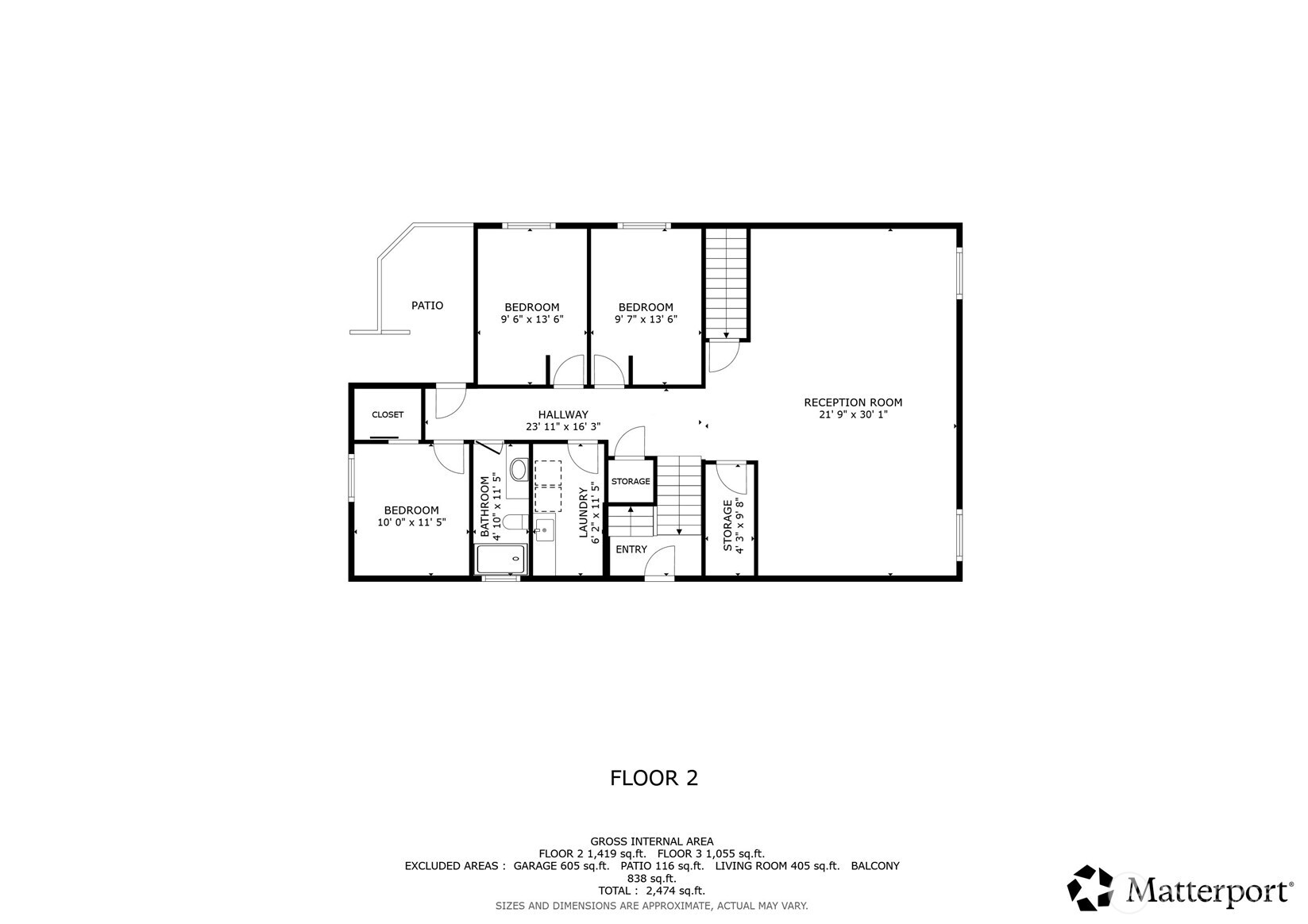 Main Entrance East side of home.  Enters to main level w/ covered deck/ private