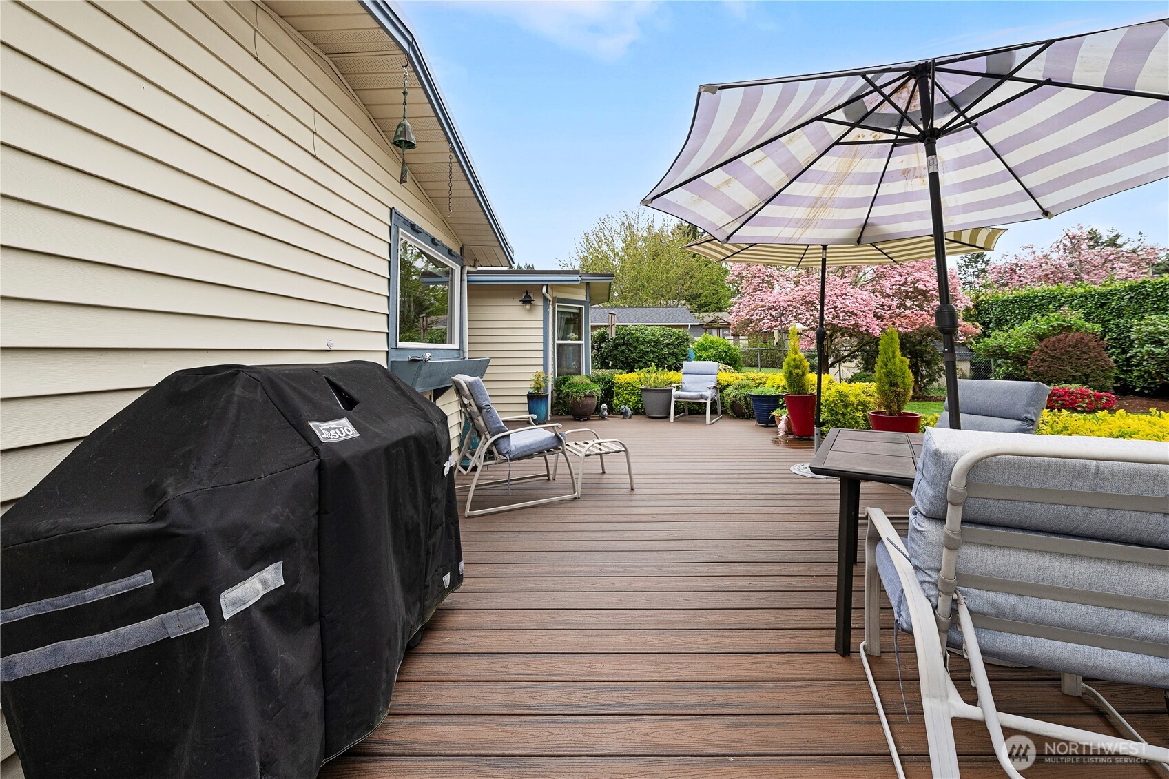 Back Deck - View from Back Garage Door
