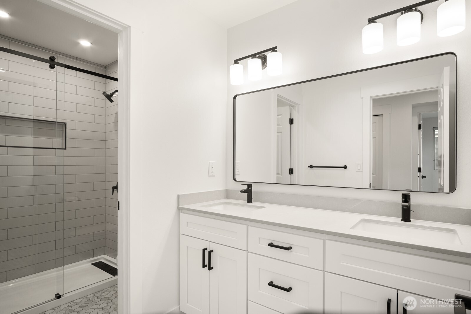 Updated second bath upstairs