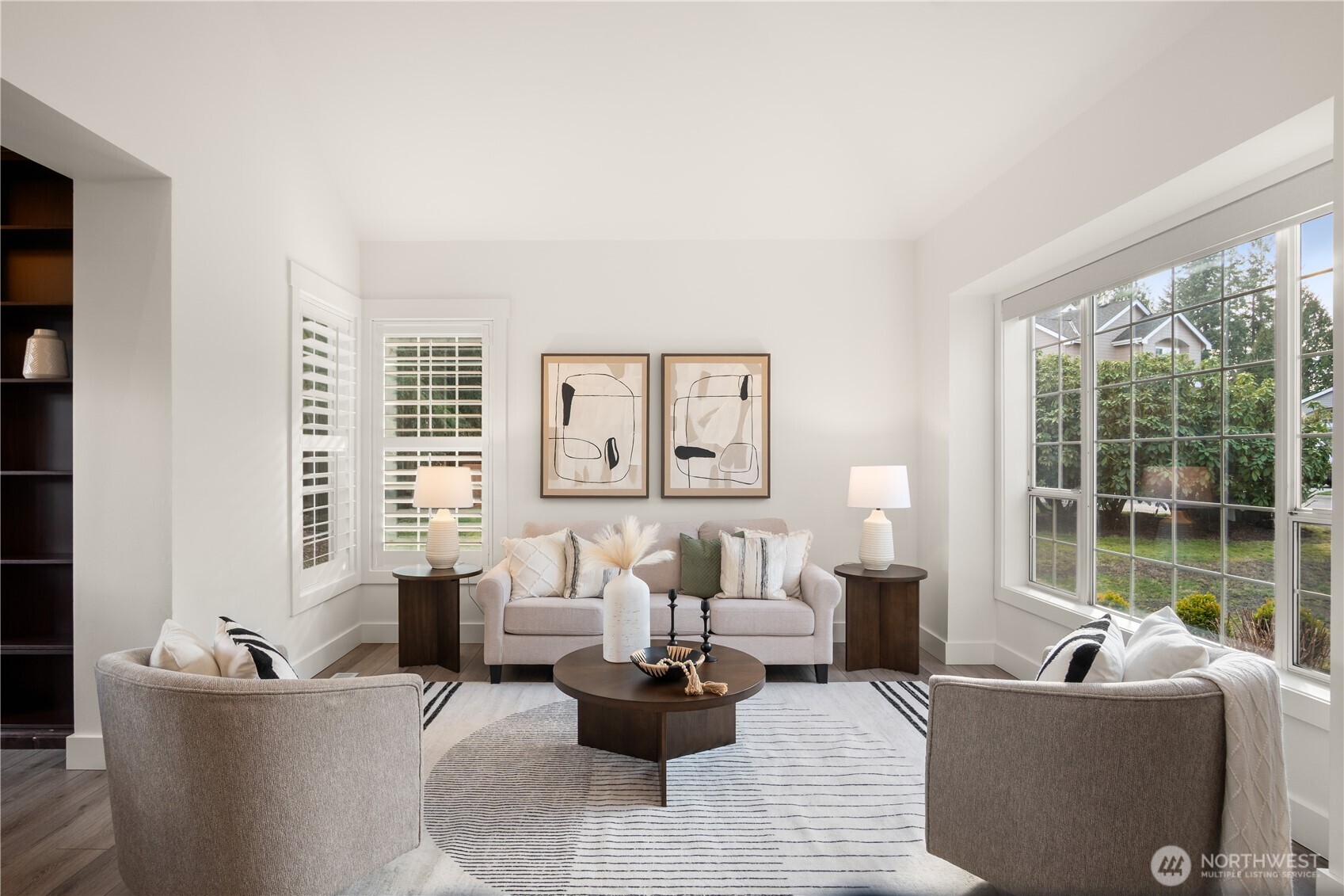 Living room off front entry