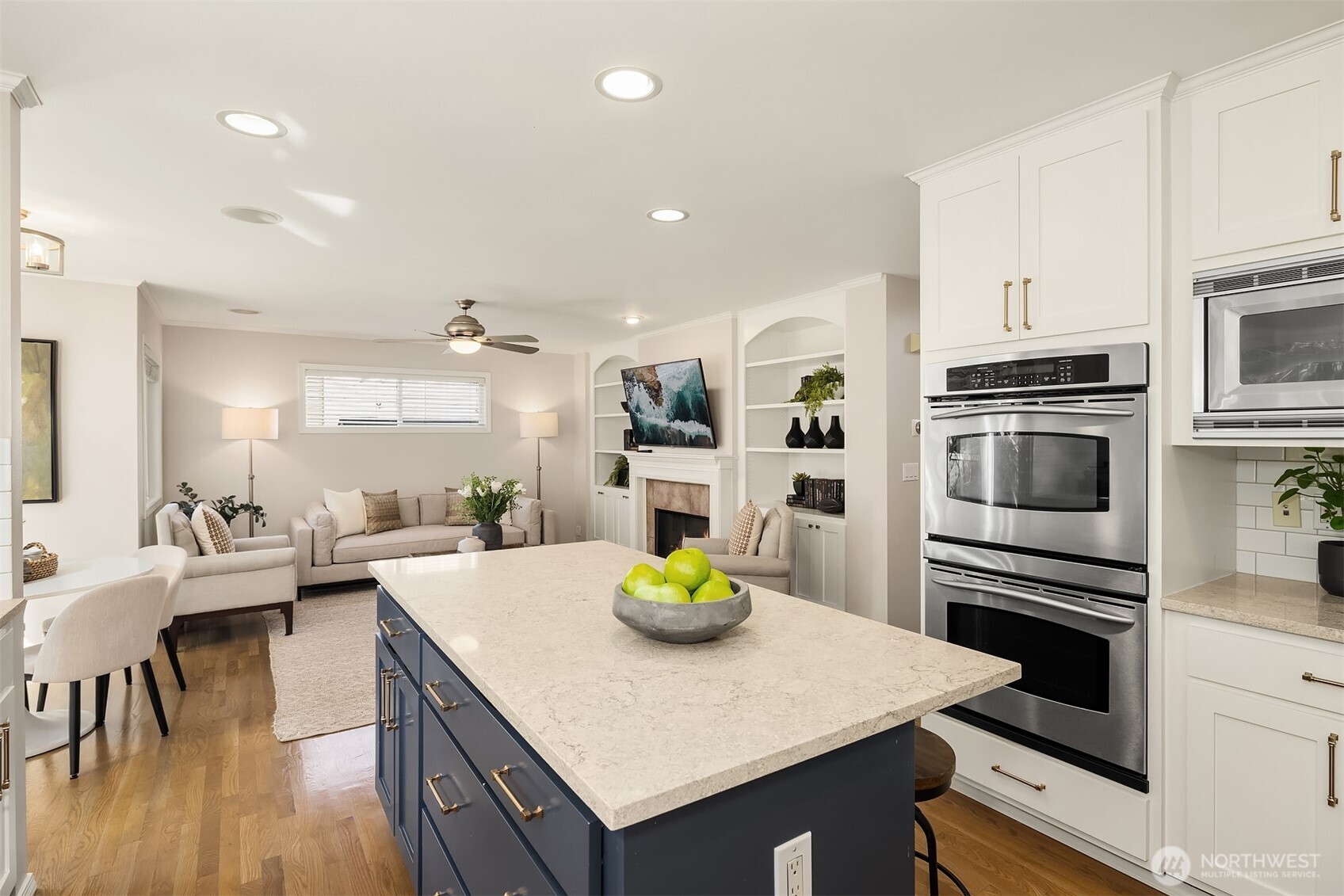 The main floor office.