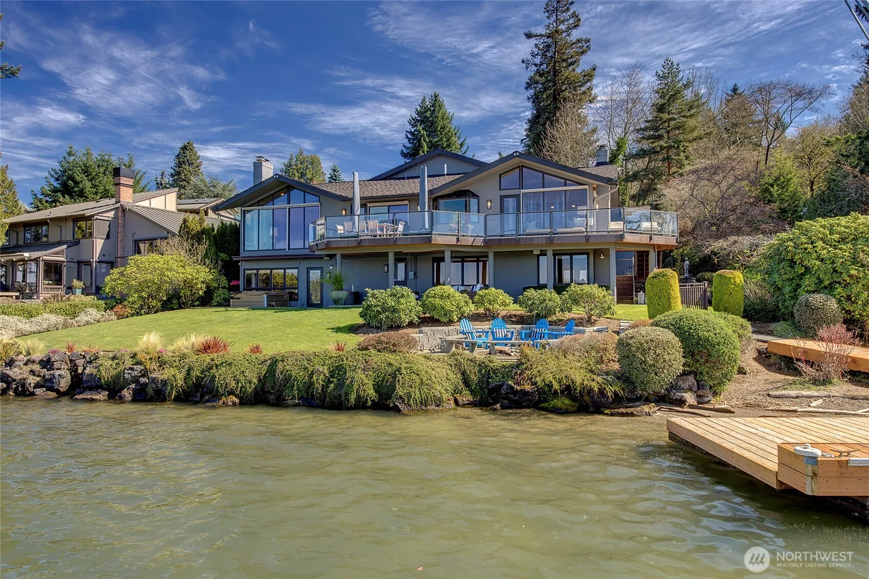 There are homes on the water, and then there is life on the water.   At 16 Meadow Lane, the distinction is unmistakable. This is the essence of Mercer Island living...quietly refined, deeply connected to nature, and centered around the rhythm of the lake.