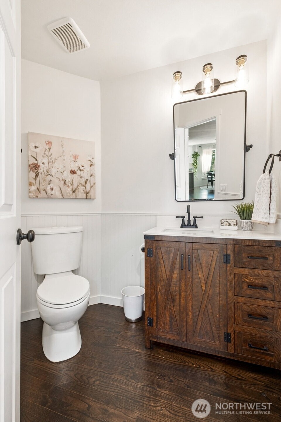 Main floor half bath.