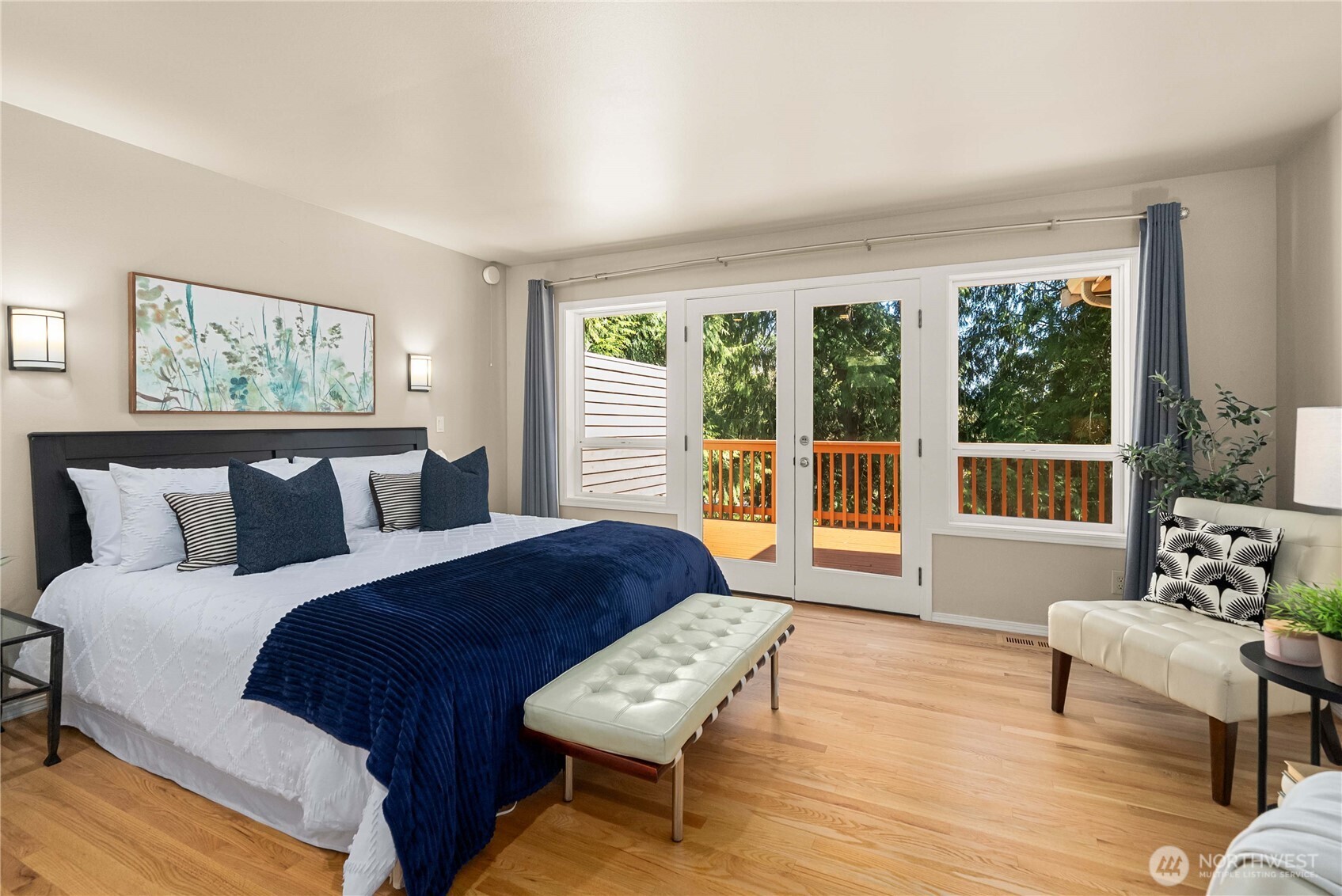 Another view of the secondary bedroom on the main floor.
