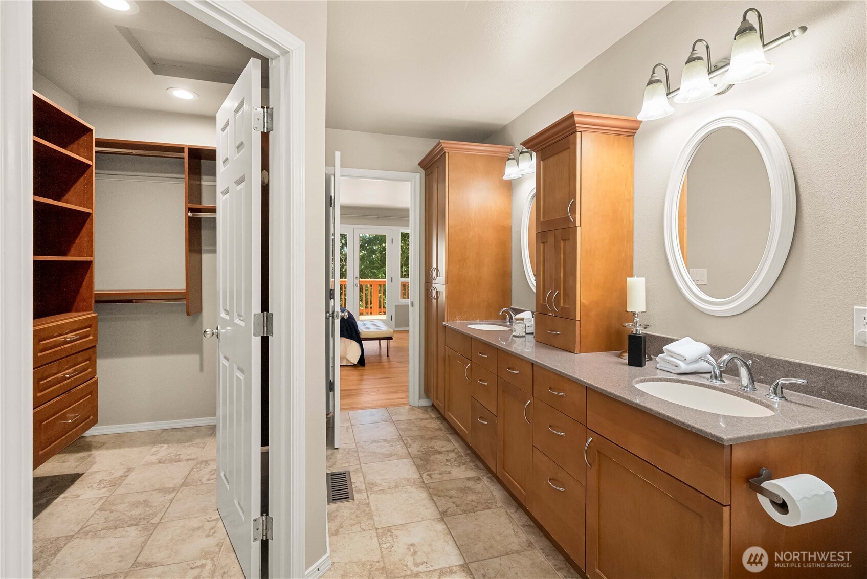 Everyday luxury in the primary bath.