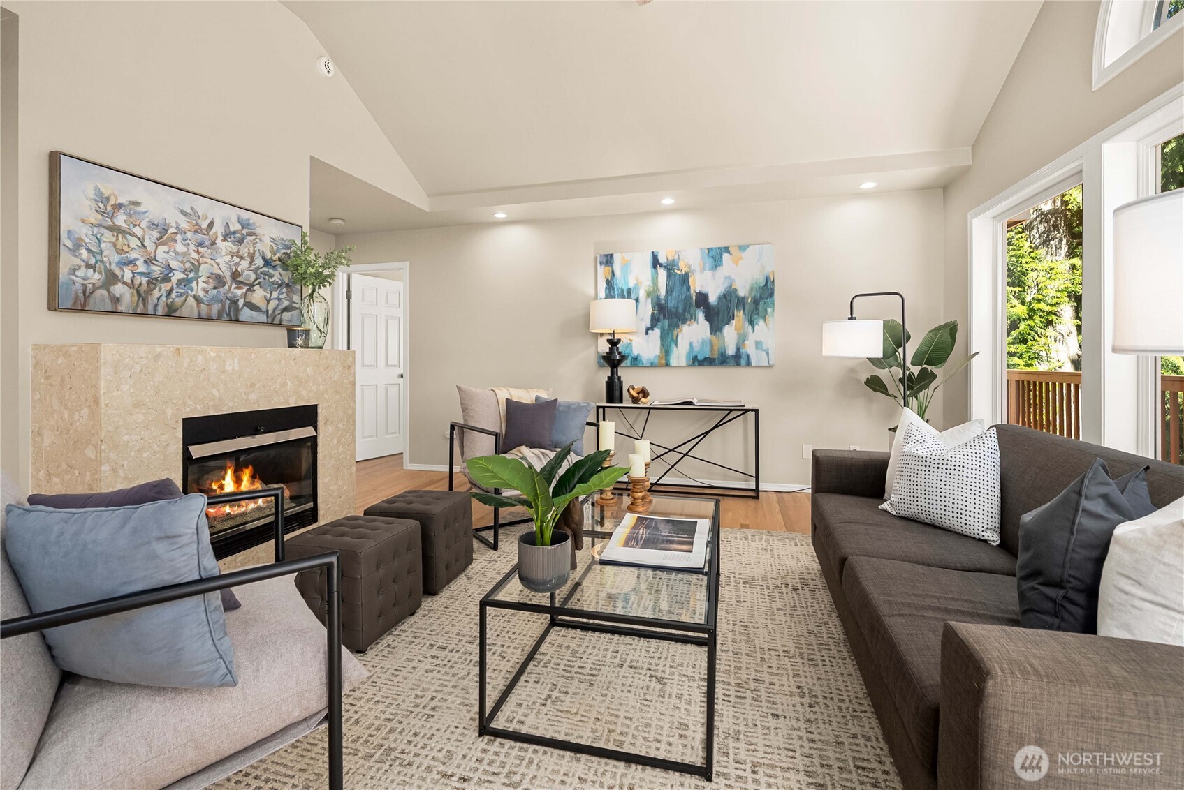 Bright and airy introduction to the home.