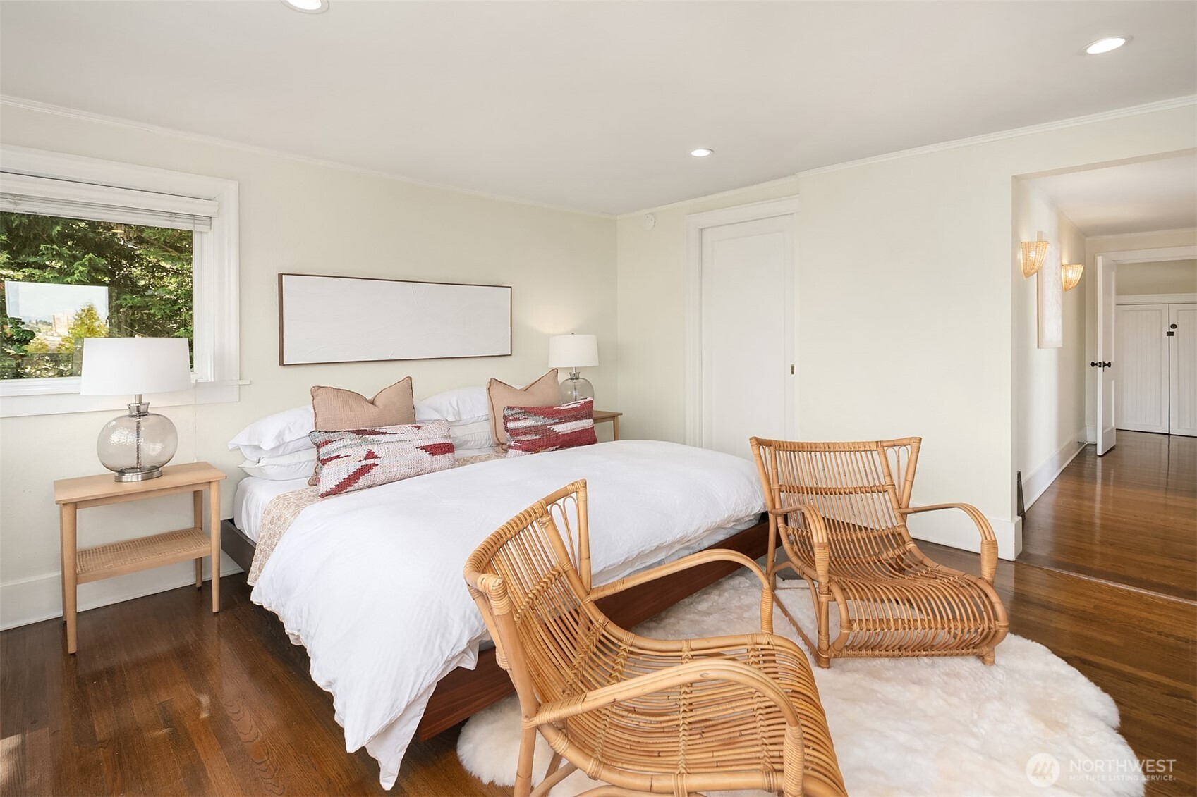 Lots of space plus a large closet.