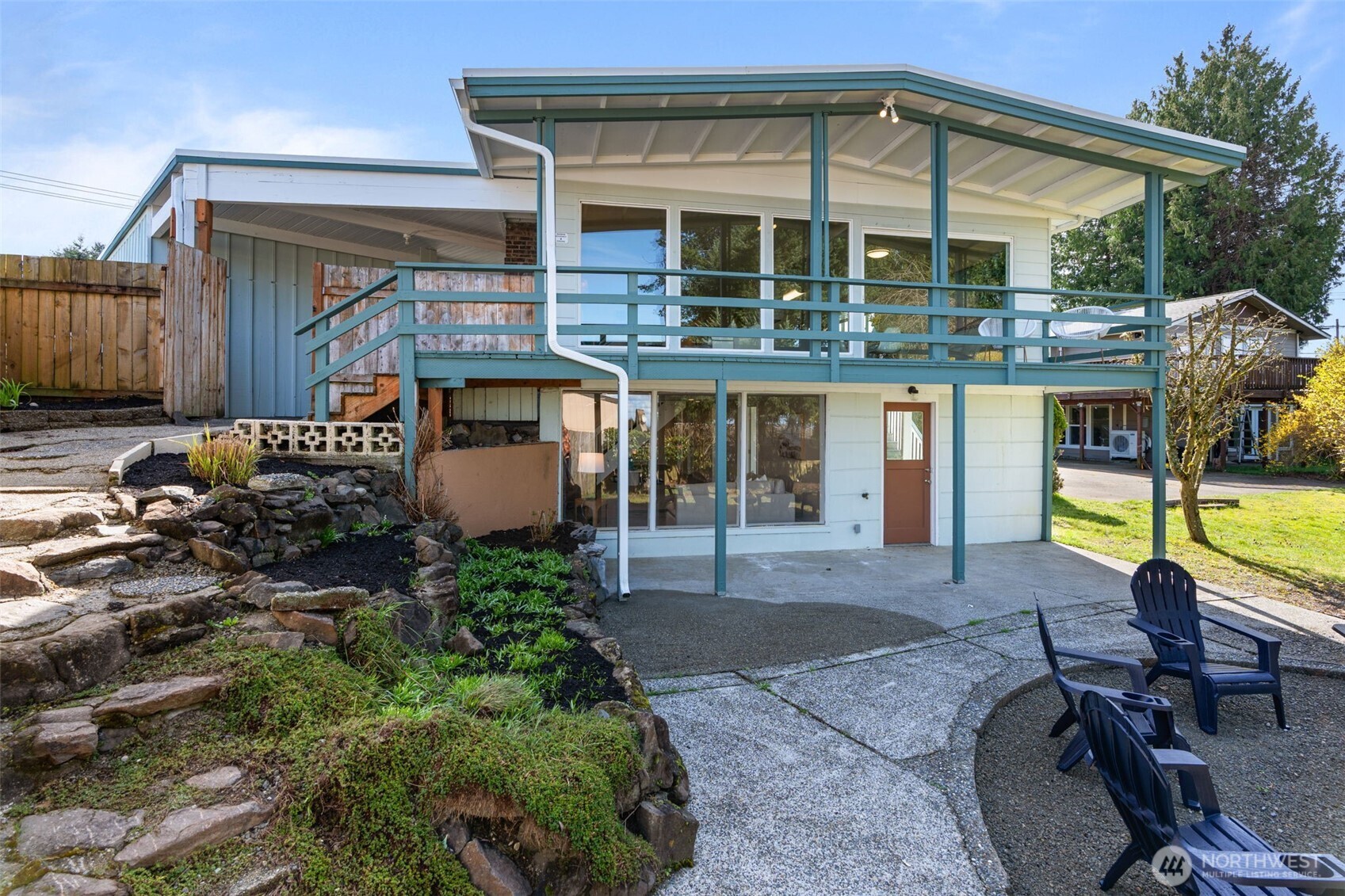 West Side of Home  1710 North Bridgeview Drive, Tacoma, WA 98406