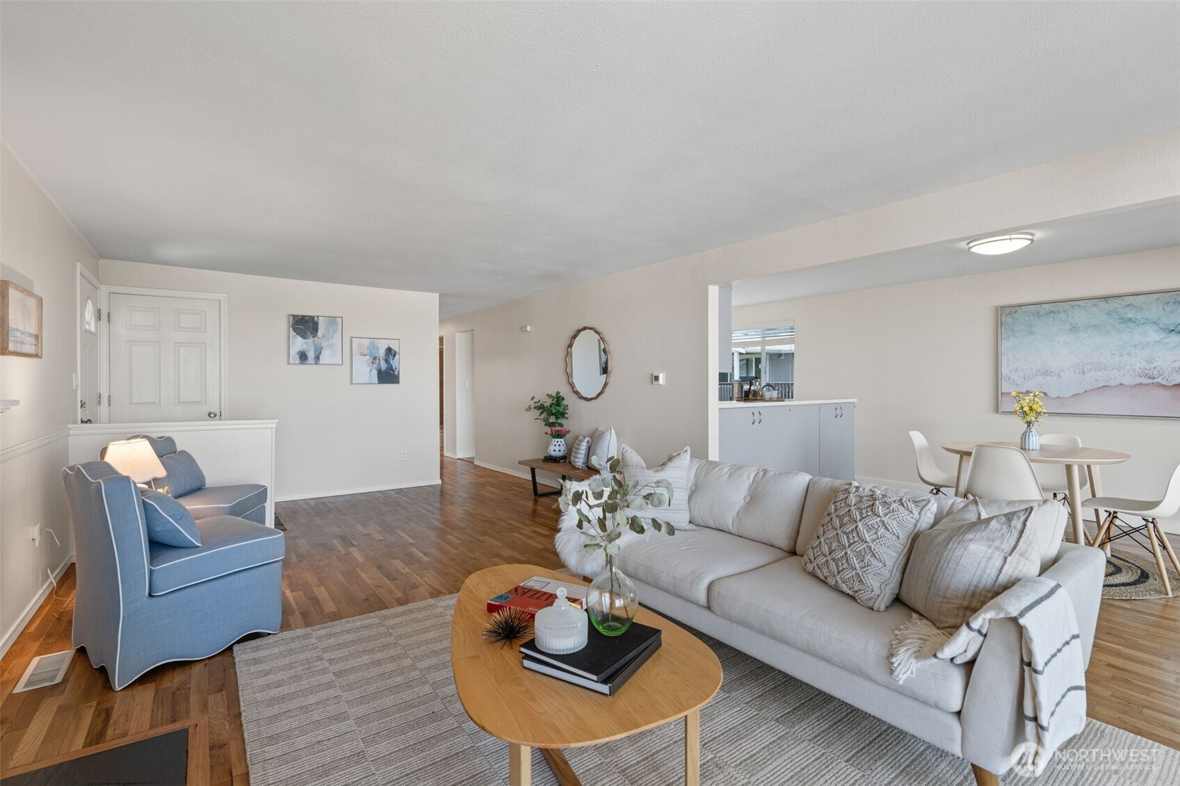 Living Room (Main Floor)  1710 North Bridgeview Drive, Tacoma, WA 98406