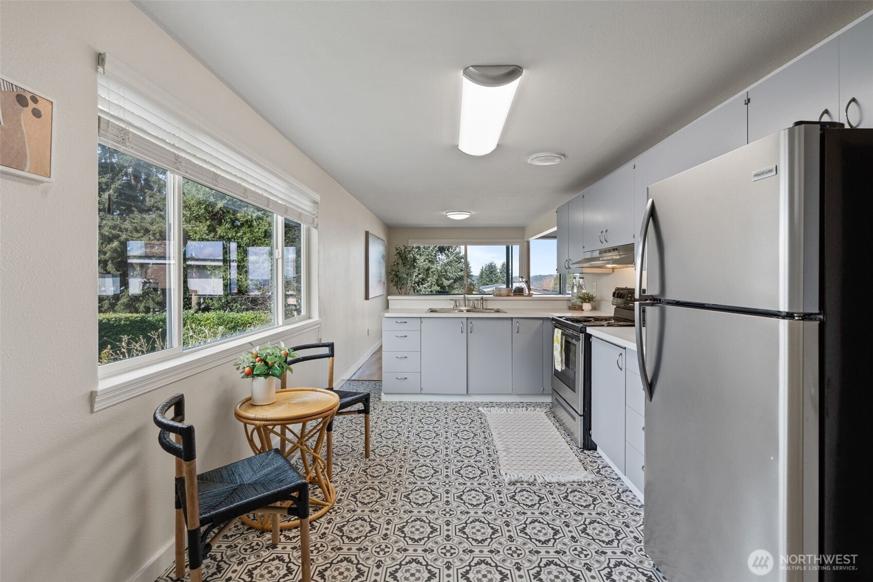 Kitchen with Eating Space  1710 North Bridgeview Drive, Tacoma, WA 98406