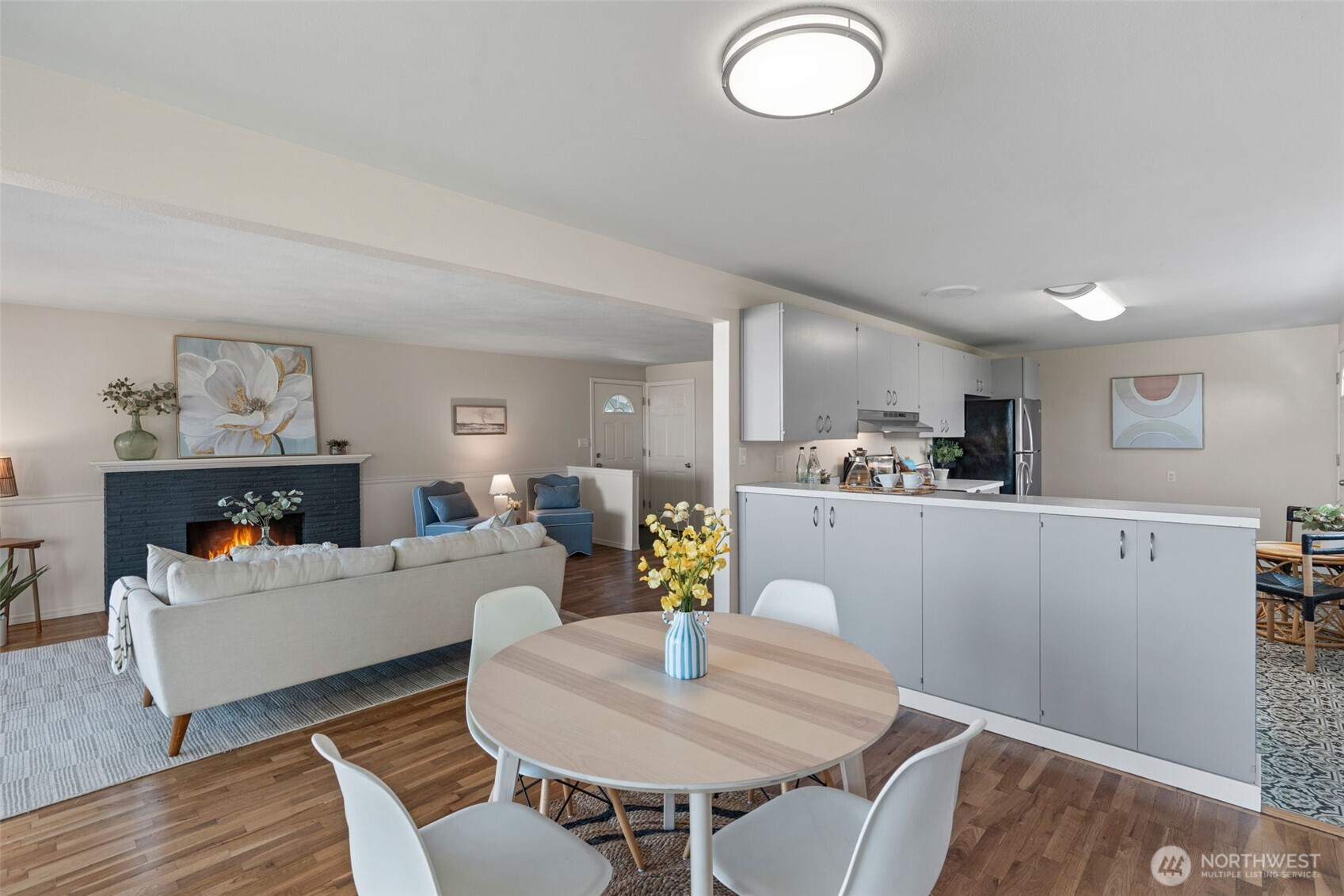 Dining Room and Kitchen  1710 North Bridgeview Drive, Tacoma, WA 98406