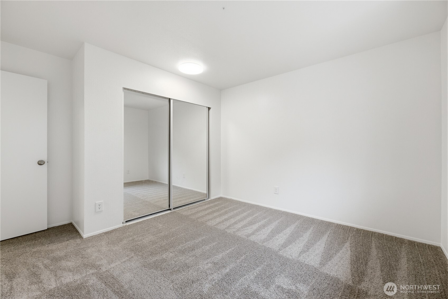 Separate water closet for privacy.