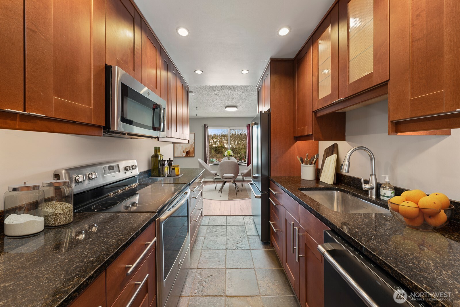Kitchen digitally staged
