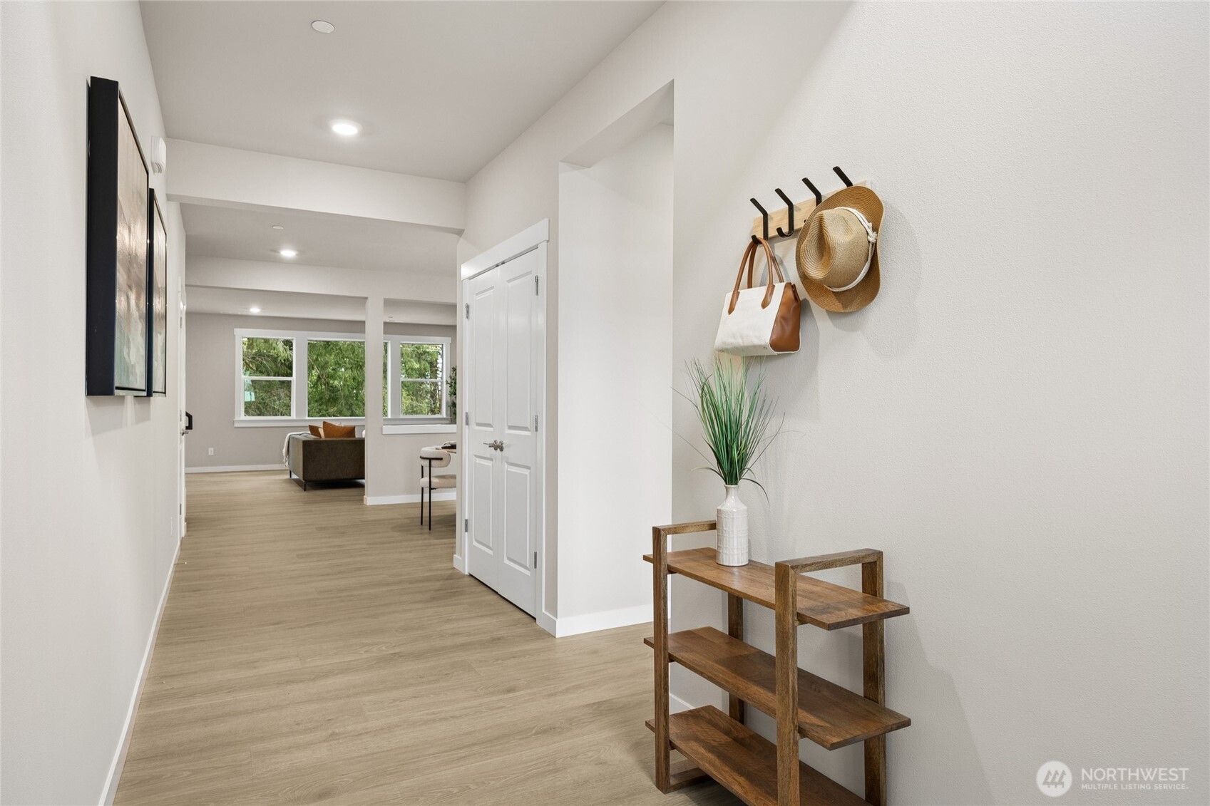 Inviting entry with practical storage and seamless access to the living space.