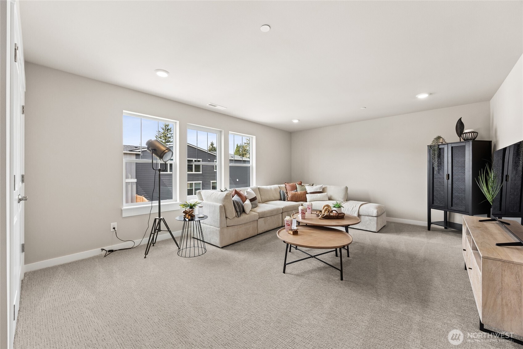 Versatile bonus room perfect for media, play or home office.