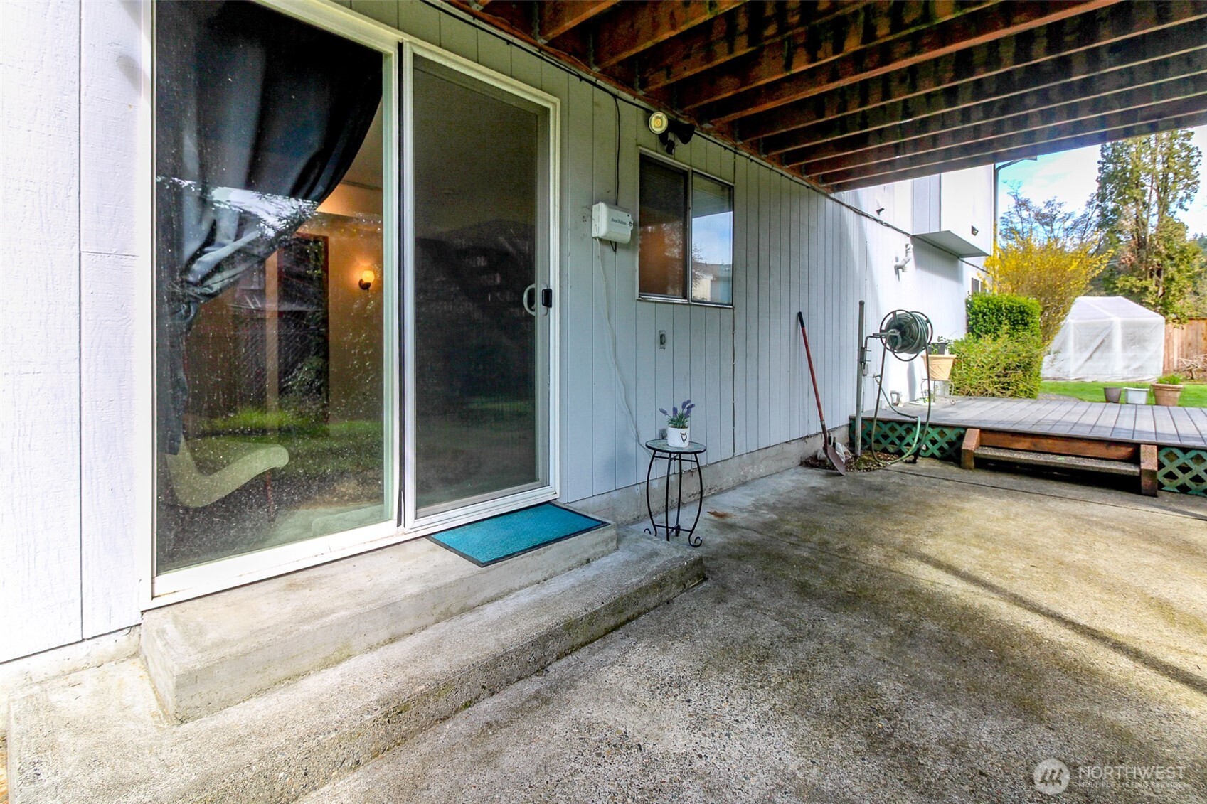 Lower level patio