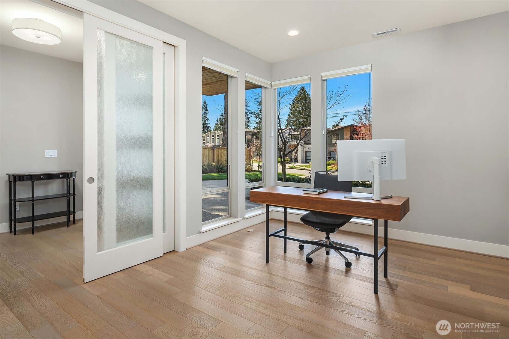 Main-floor bedroom with ¾ Bathroom is perfect for guests or multi-generational living