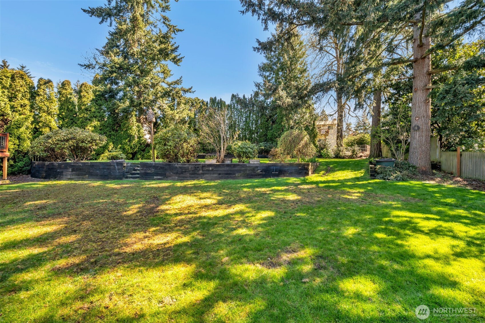 Huge fully-fenced yard on two levels.
