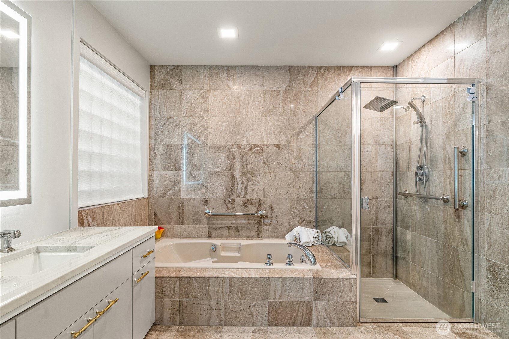 Primary spa-like bath