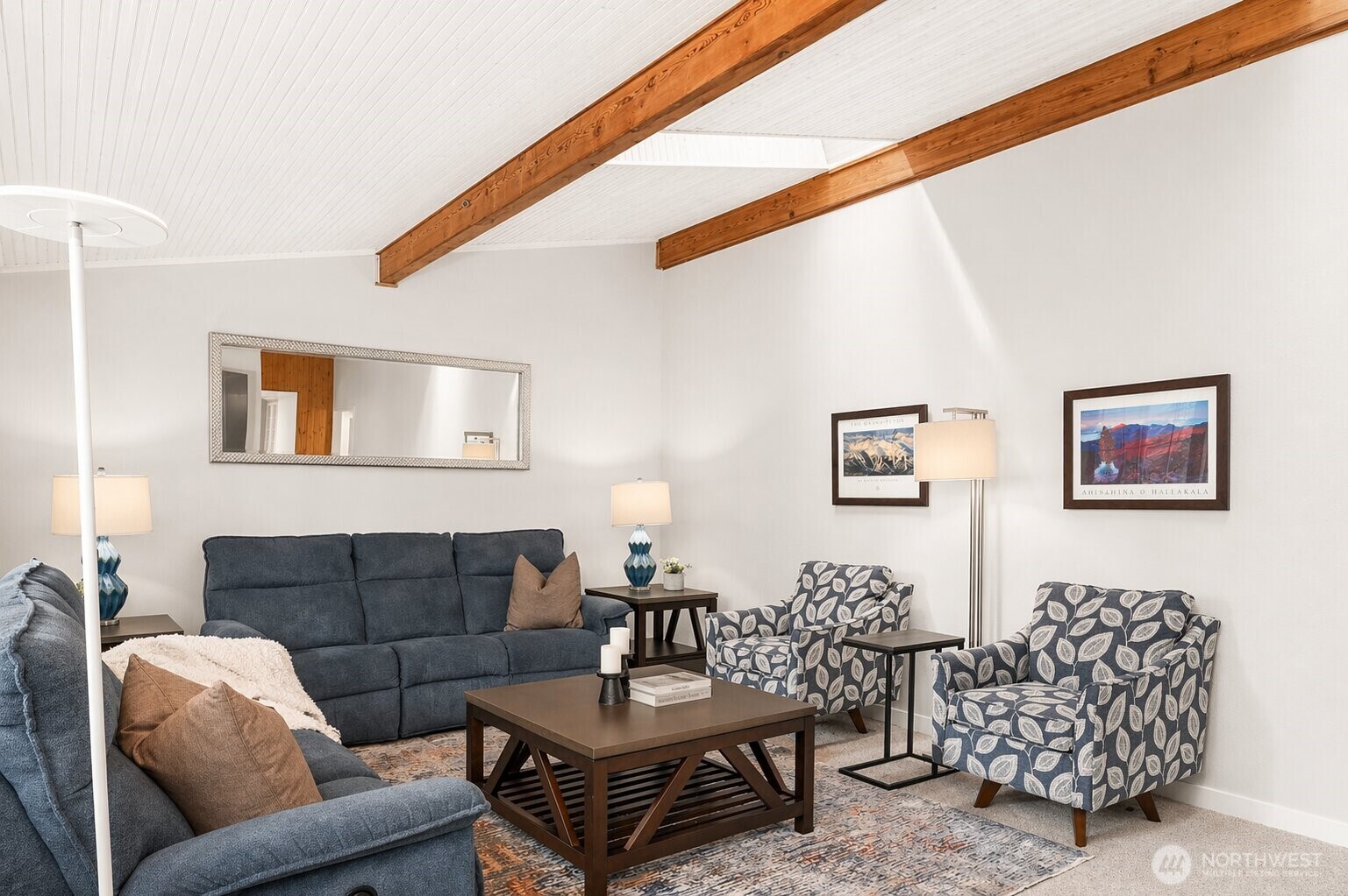 Virtual Rendering of Professionally Painted Ceilings Prior to Closing Option