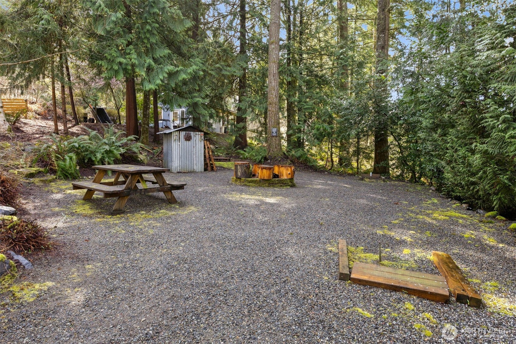 A large open outdoor area, ideal for play, entertaining, or simply enjoying nature.